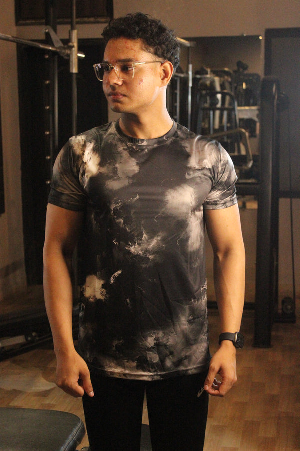 Nike Grey-N-Black Drifit Shirt