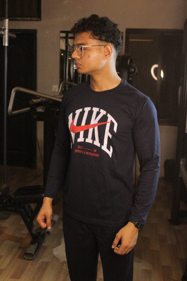 Nike Blue Full Sleeves Tracksuit